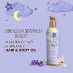 SheaMoisture Baby Hair and Body Oil for Delicate Hair and Skin Manuka Honey and Lavender Nighttime Hair and Skin Care Regimen 4.1 oz - Image 3